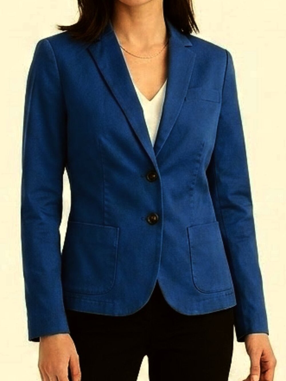 Olsen Europe Stretch Cotton Blazer- Sz. Med/10